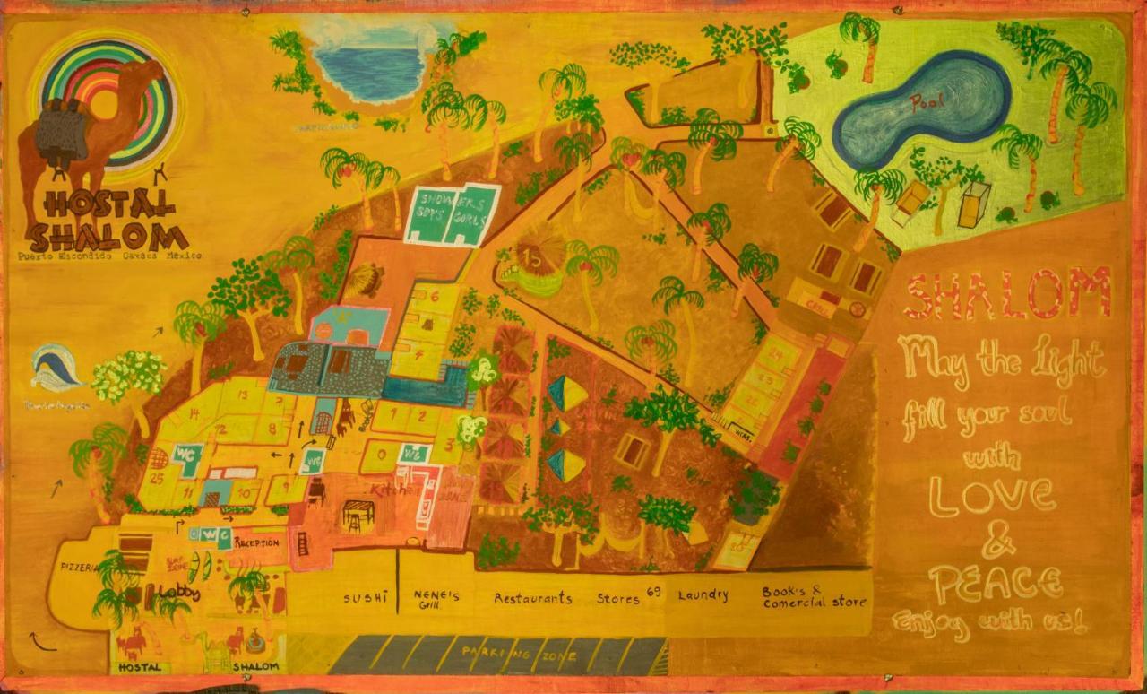 Hostal Shalom Puerto Escondido  Kültér fotó